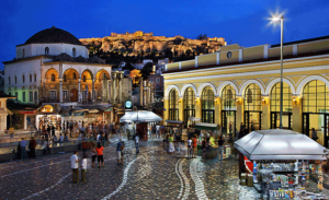 Athens Monastiraki square